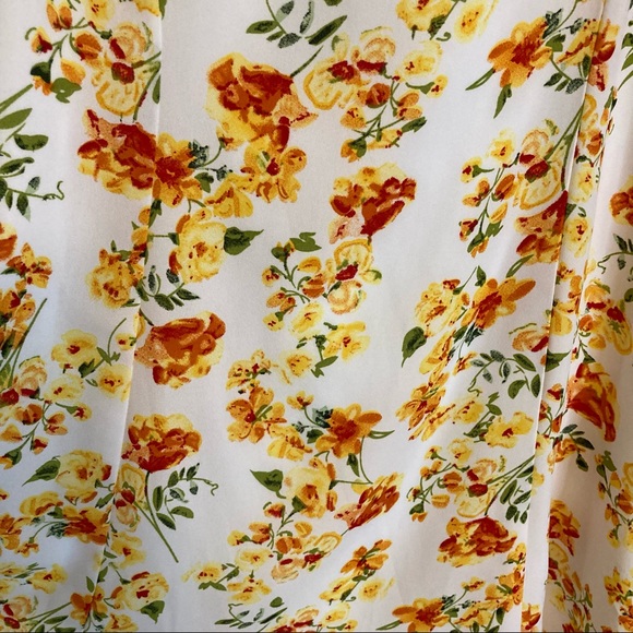 Lulu’s Day Date White Floral Print Tie Back Dress - Picture 5 of 12